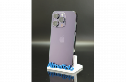 Apple iPhone 14 Pro 128 GB Deep Purple 100% akku - 12 HÓ GARANCIA