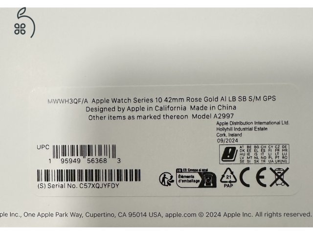 Apple watch 10 rosé gold 42mm