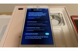 Iphone 8 plus 64 GB, rose gold, 75%, dobozos + kiegészítők