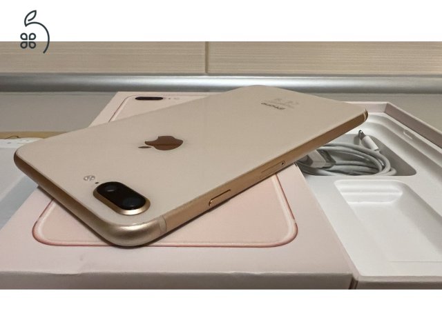 Iphone 8 plus 64 GB, rose gold, 75%, dobozos + kiegészítők