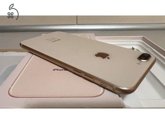 Iphone 8 plus 64 GB, rose gold, 75%, dobozos + kiegészítők