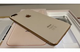 Iphone 8 plus 64 GB, rose gold, 75%, dobozos + kiegészítők