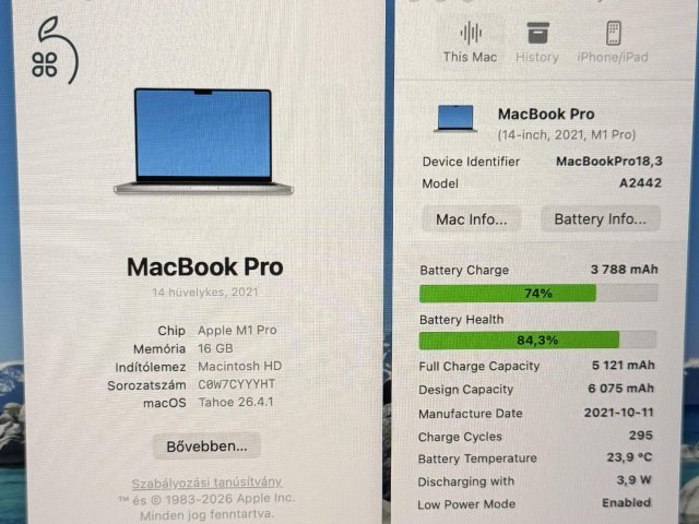 Hibátlan, első gazdás MacBook Pro 14