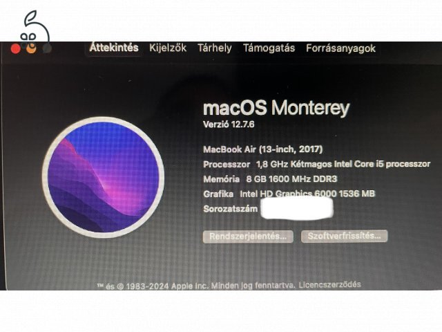 MacBook Air 2017 13”