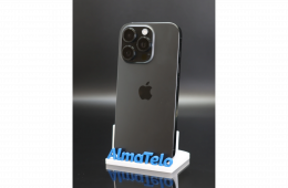 Apple iPhone 16 Pro 128 GB Black Titanium 94% akku - 12 HÓ GARANCIA