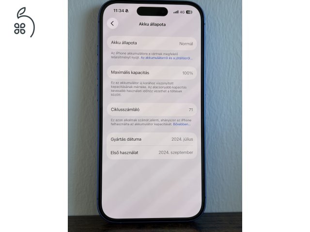 Makulátlan iphone 16 - garanciával, extrákkal