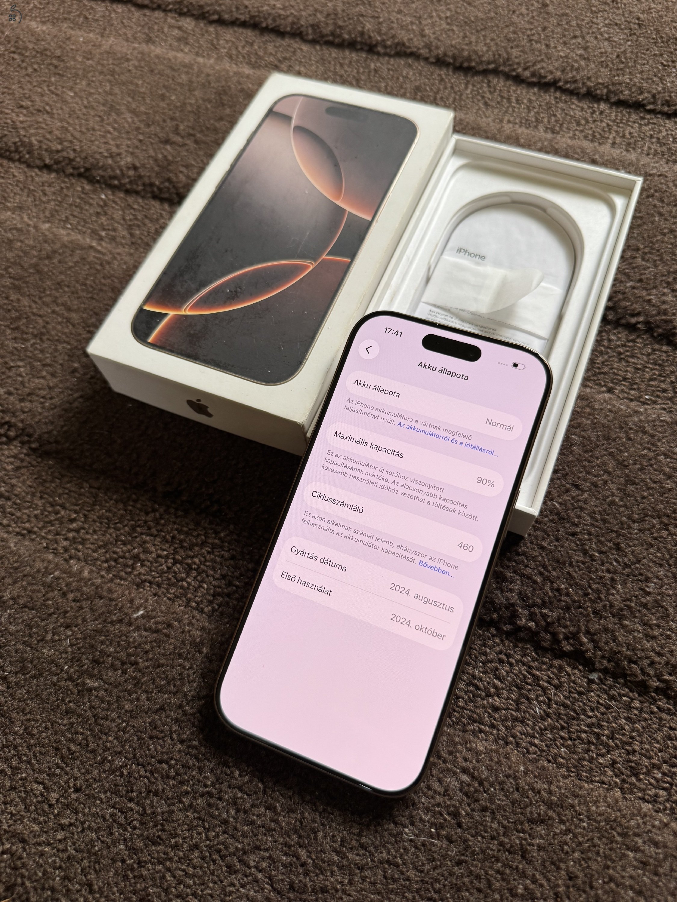 Iphone 16 Pro 128GB kártyafüggetlen