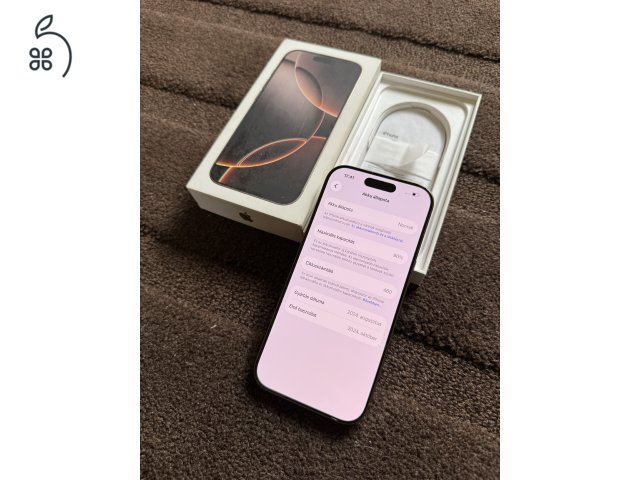 Iphone 16 Pro 128GB kártyafüggetlen