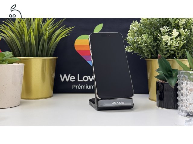  iPhone 15 Pro 256GB Natúr Titán, Független - Számla, 1ÉV Garancia 