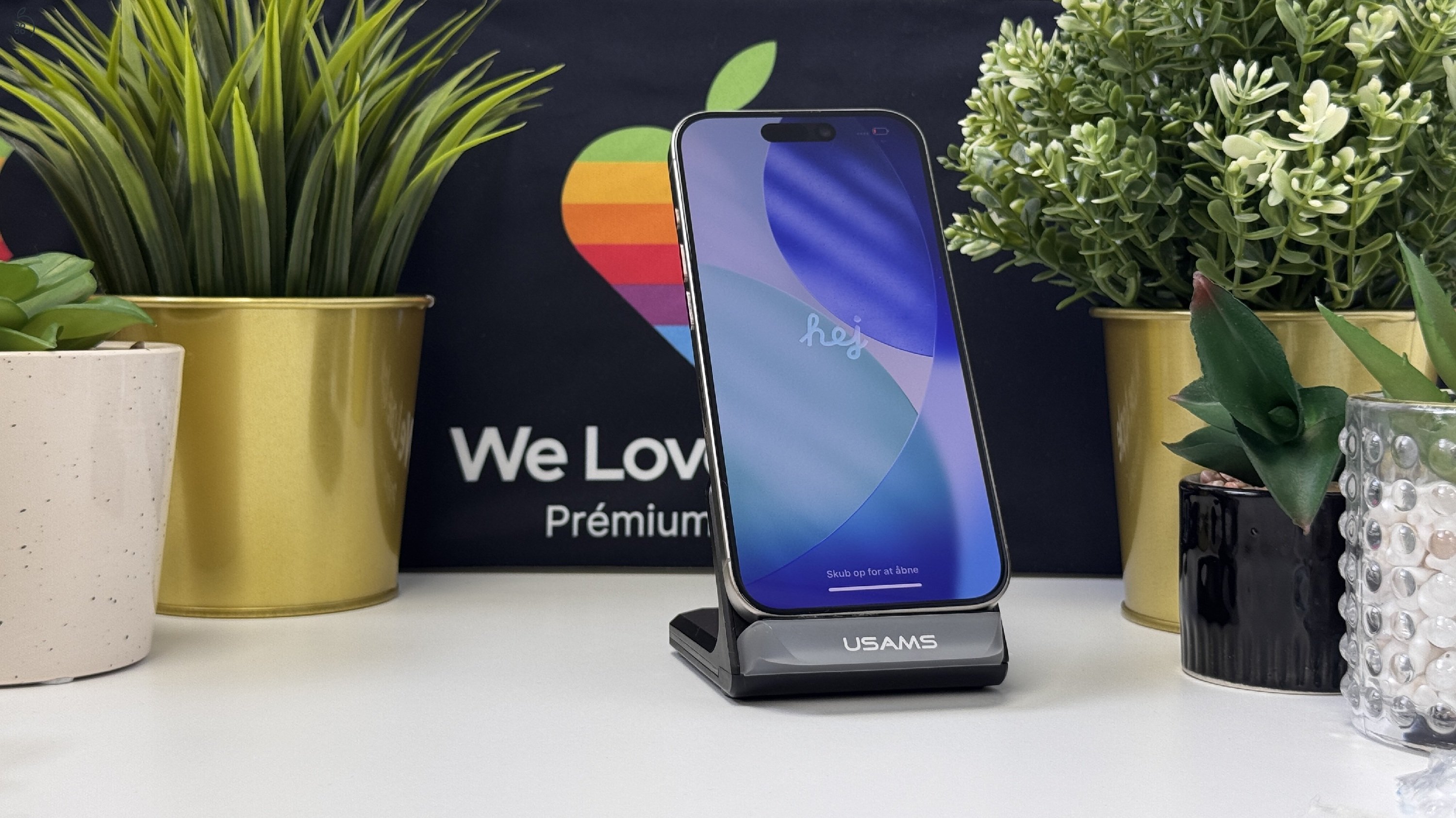  iPhone 15 Pro 256GB Natúr Titán, Független - Számla, 1ÉV Garancia 