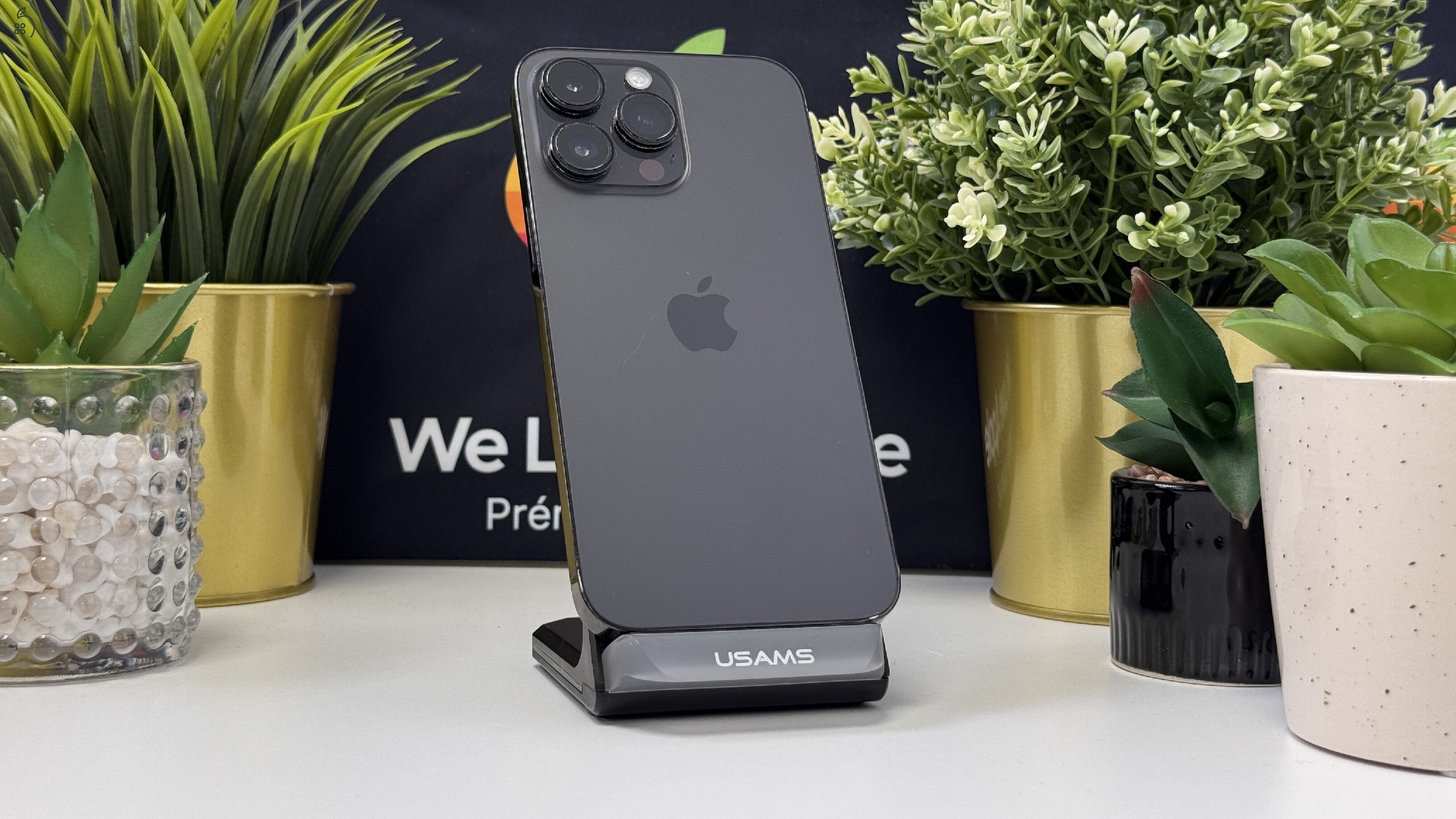 iPhone 14 Pro Max 128GB Asztrofekete, Független - Számla, 1ÉV Garancia