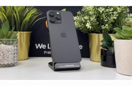 iPhone 14 Pro Max 128GB Asztrofekete, Független - Számla, 1ÉV Garancia