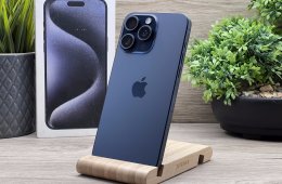 iPhone 15 Pro Max Blue Titanium 256GB 2 ÉV Garanciával