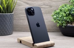 iPhone 15 Black 256GB 2 ÉV Garanciával 90%