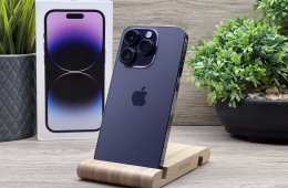 Hibátlan iPhone 14 Pro Deep Purple 256GB 2 ÉV Garanciával 91%