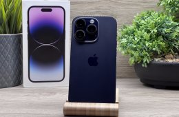 Hibátlan iPhone 14 Pro Deep Purple 256GB 2 ÉV Garanciával 91%