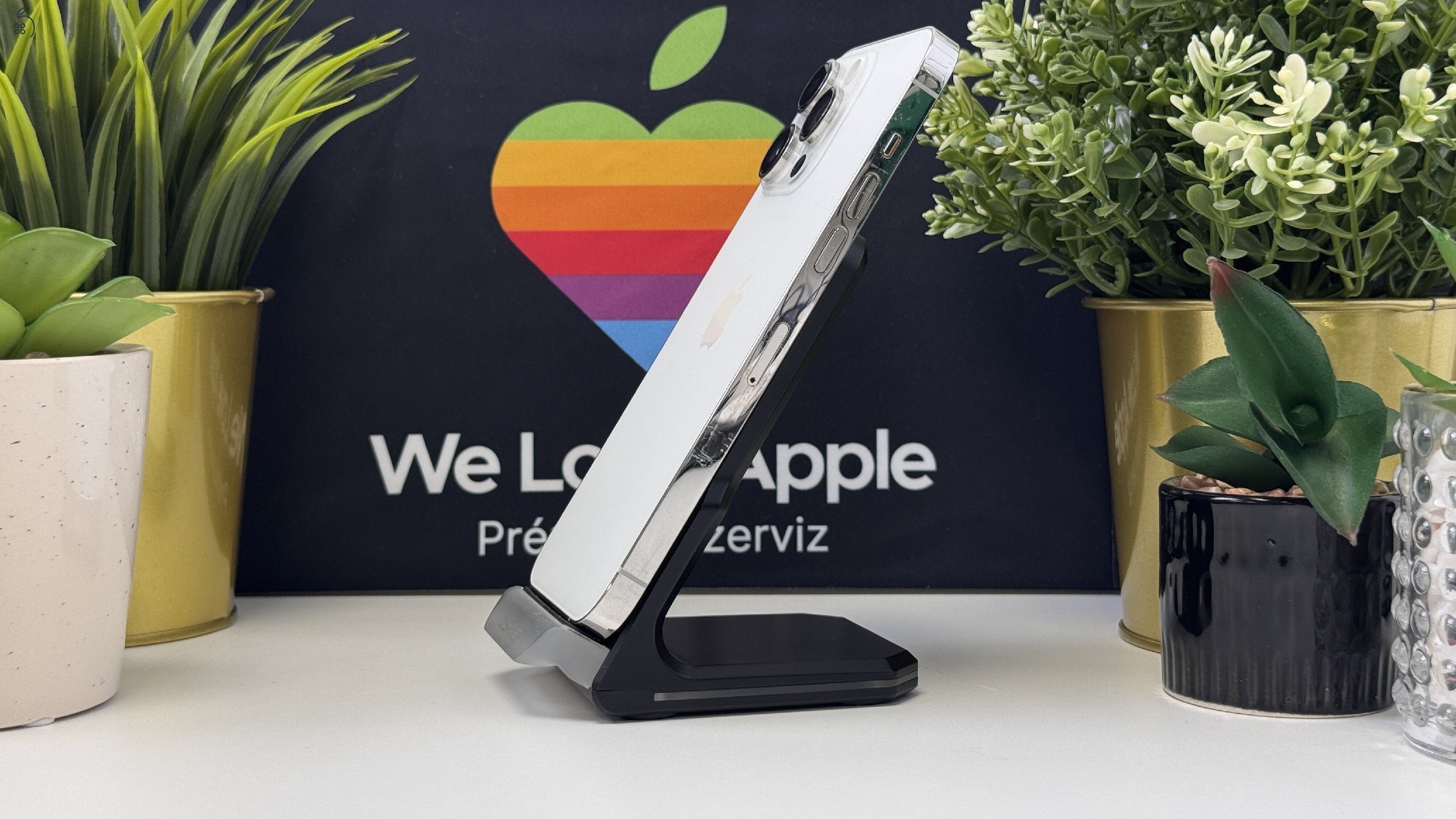 iPhone 14 Pro Max 256GB Ezüst, Független - Számla, 1ÉV Garancia