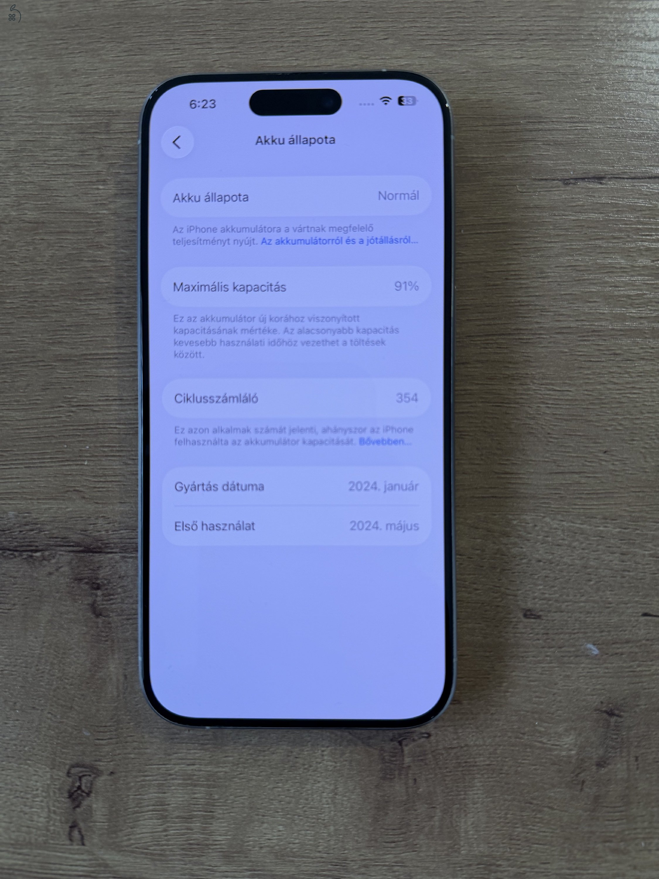 Iphone 15 pro white titanium