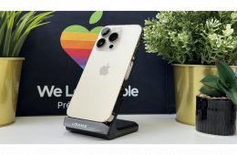  iPhone 14 Pro 128GB Arany, Független - Számla, 1ÉV Garancia 
