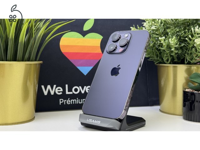  iPhone 14 Pro 256GB/512GB Lila, Független - Számla, 1ÉV Garancia 