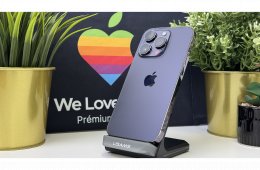  iPhone 14 Pro 256GB/512GB Lila, Független - Számla, 1ÉV Garancia 