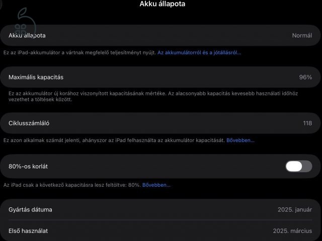 iPad PRO 13” M4 CHIP! 256GB WIFI + 5G Cellular sim gyönyörű! Fulldoboz!