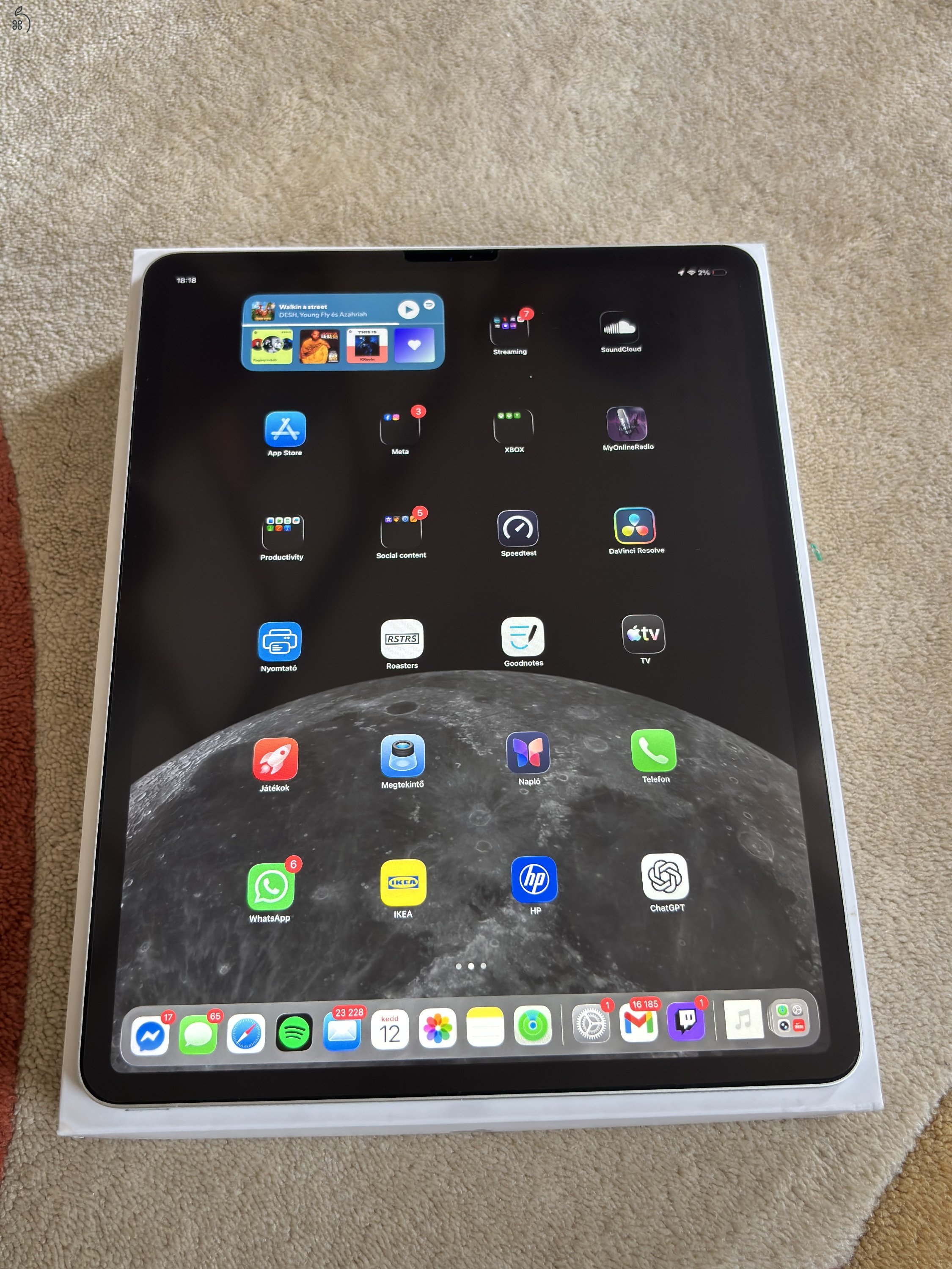 iPad 12.9 256GB 2018