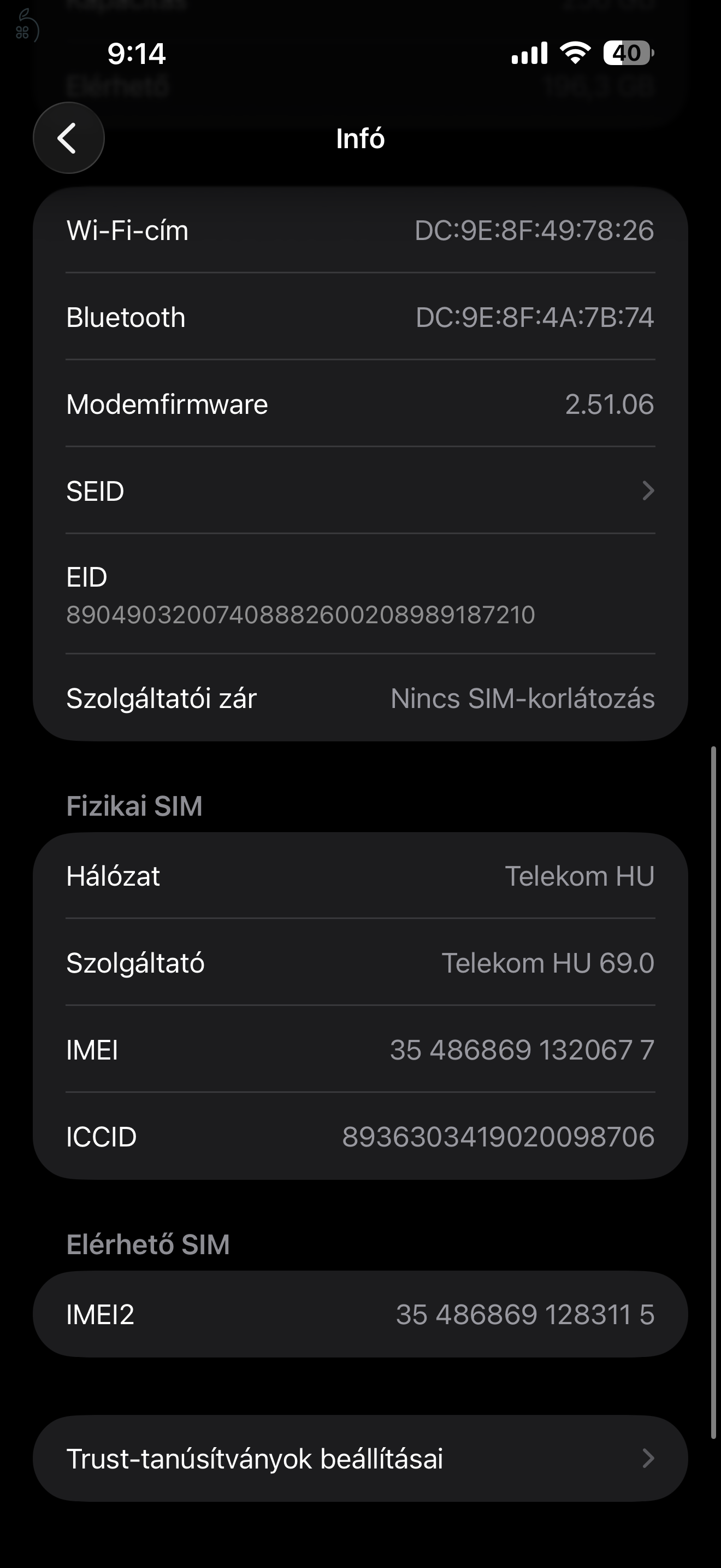 iPhone 16 Pro Max 256GB - 98% - Natúr Titán - 1Év Jótállás