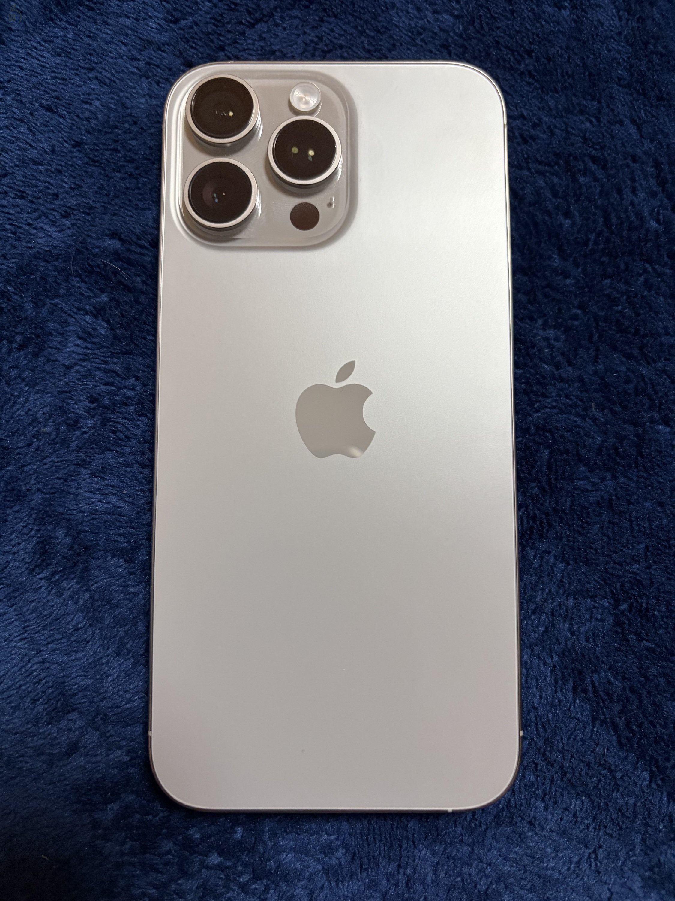 iPhone 16 Pro Max 256GB - 98% - Natúr Titán - 1Év Jótállás