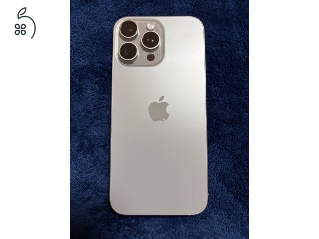 iPhone 16 Pro Max 256GB - 98% - Natúr Titán - 1Év Jótállás