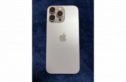 iPhone 16 Pro Max 256GB - 98% - Natúr Titán - 1Év Jótállás