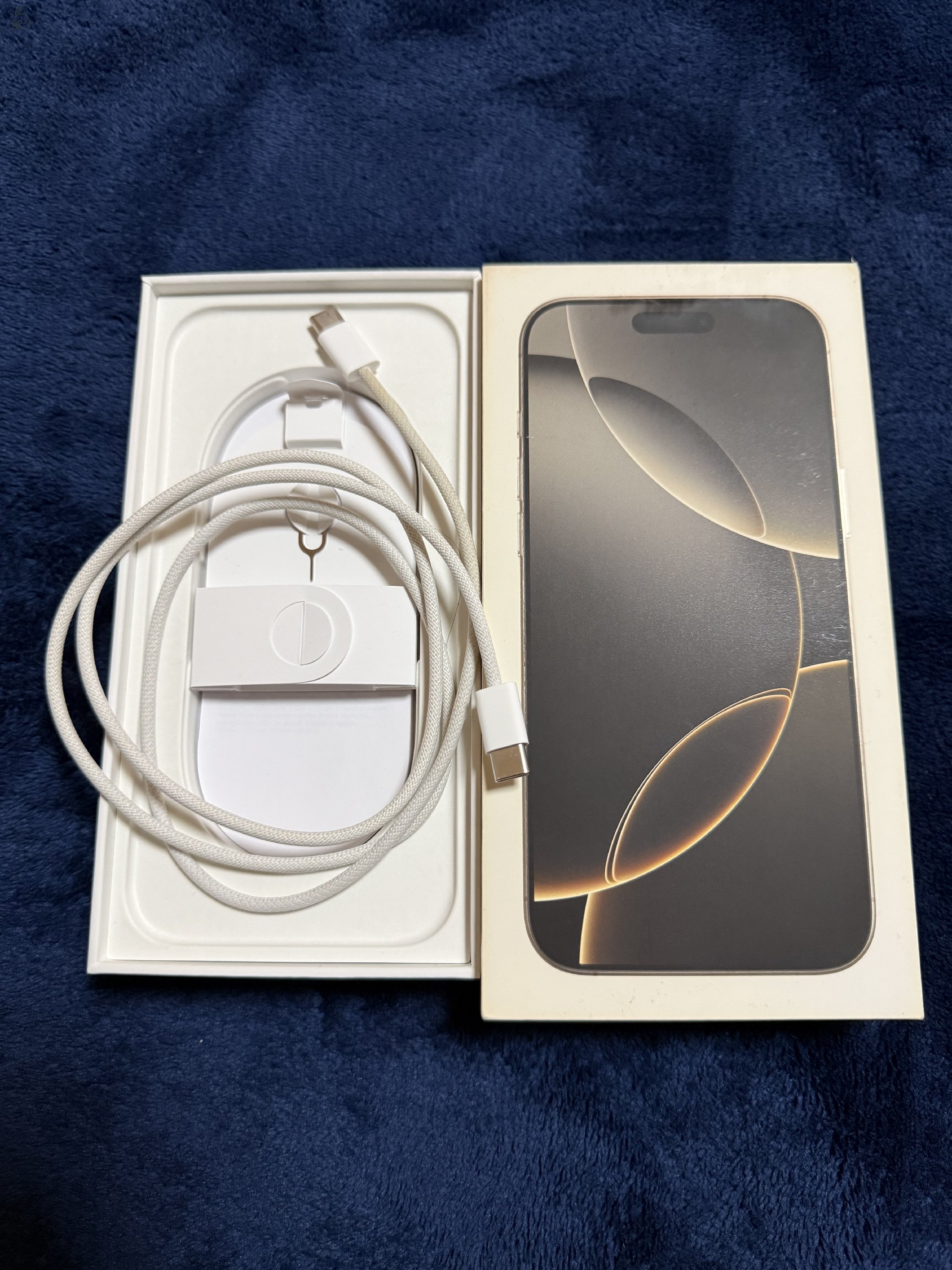 iPhone 16 Pro Max 256GB - 98% - Natúr Titán - 1Év Jótállás