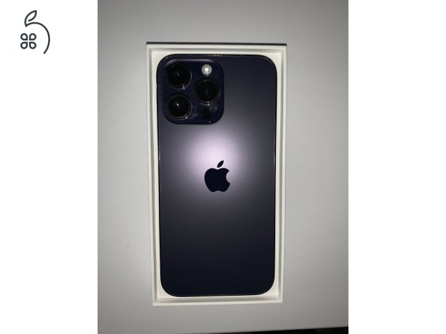 Iphone 14 Pro Max Deep Purple 128GB 100% akku + tokok