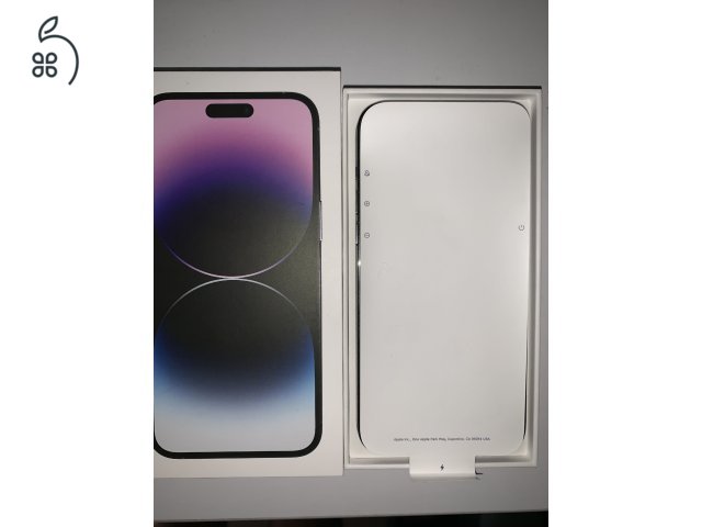 Iphone 14 Pro Max Deep Purple 128GB 100% akku + tokok