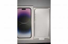 Iphone 14 Pro Max Deep Purple 128GB 100% akku + tokok