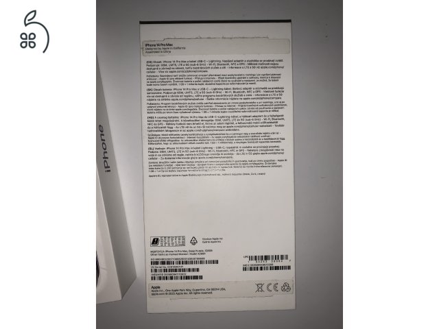 Iphone 14 Pro Max Deep Purple 128GB 100% akku + tokok