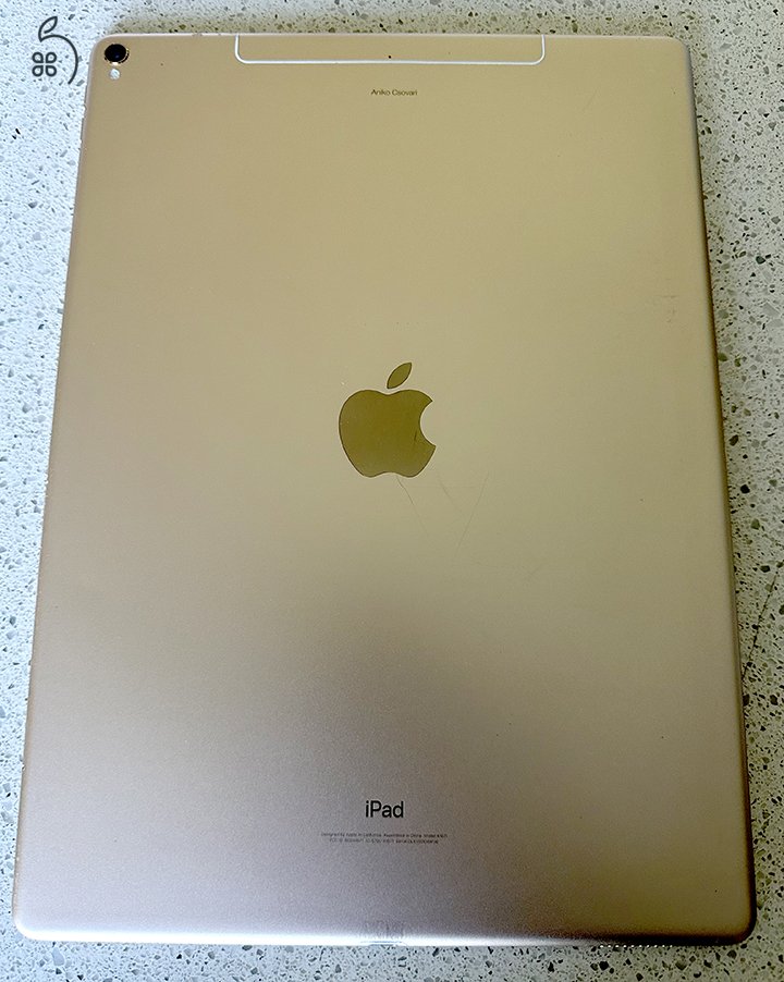 APPLE iPad Pro 12.9” GOLD – 2nd Gen + EREDETI Apple Smart Keyboard + 2 Prémium Cover ????????✨