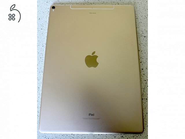 APPLE iPad Pro 12.9” GOLD – 2nd Gen + EREDETI Apple Smart Keyboard + 2 Prémium Cover ????????✨