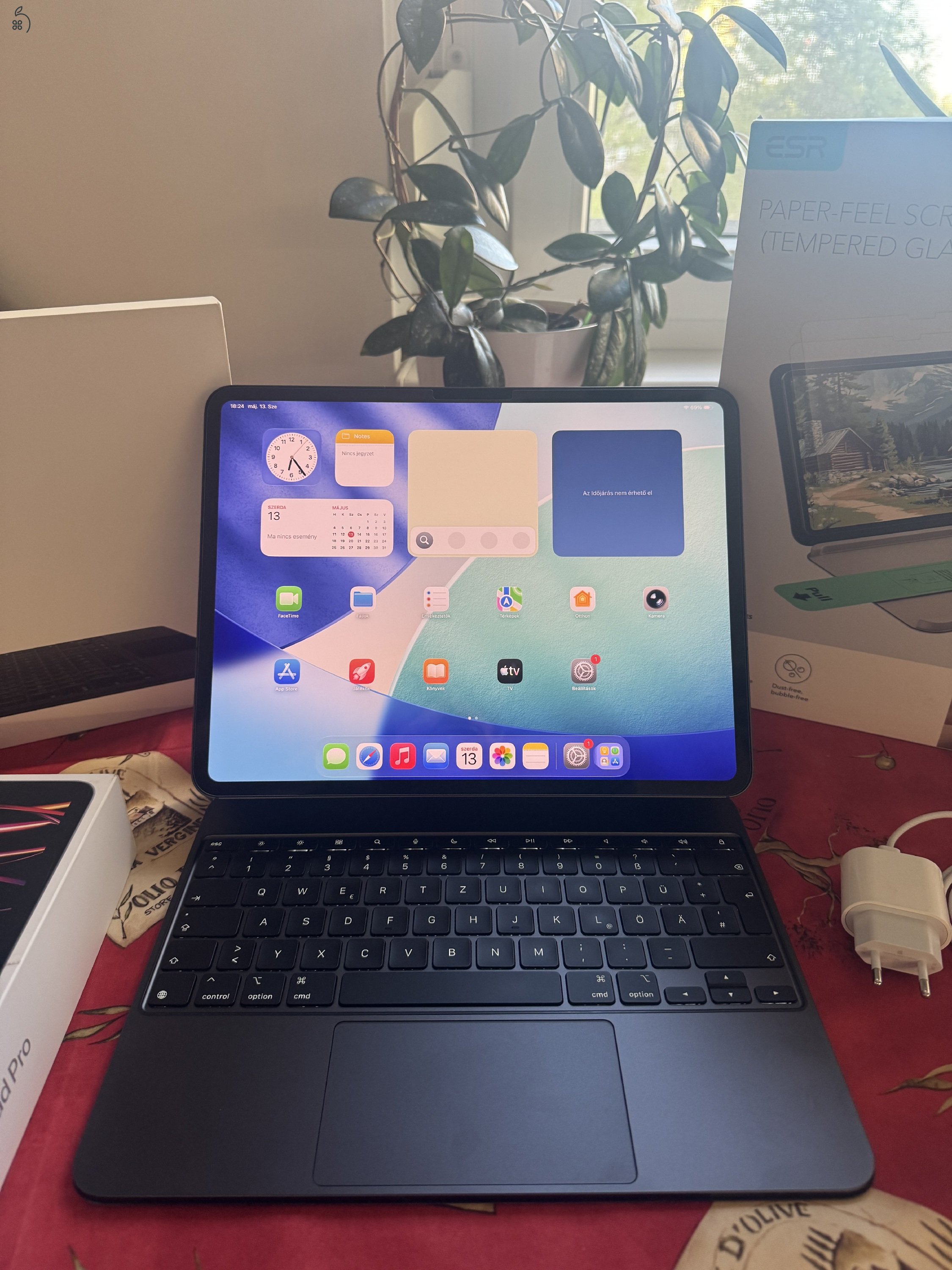 Apple iPad Pro 13” ( M4 )Wi-Fi + 5G 512 GB eladó