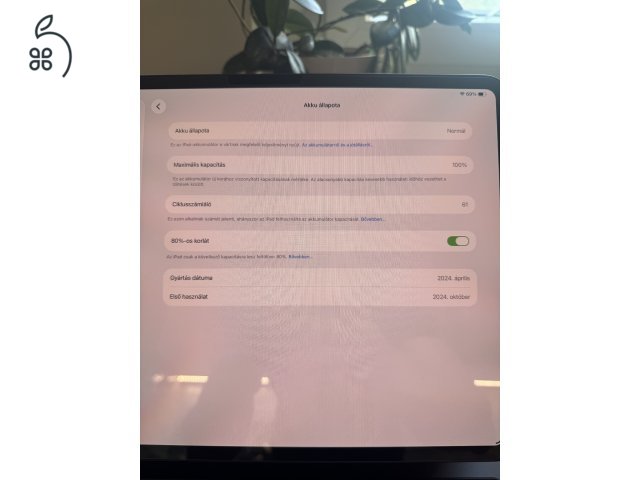 Apple iPad Pro 13” ( M4 )Wi-Fi + 5G 512 GB eladó