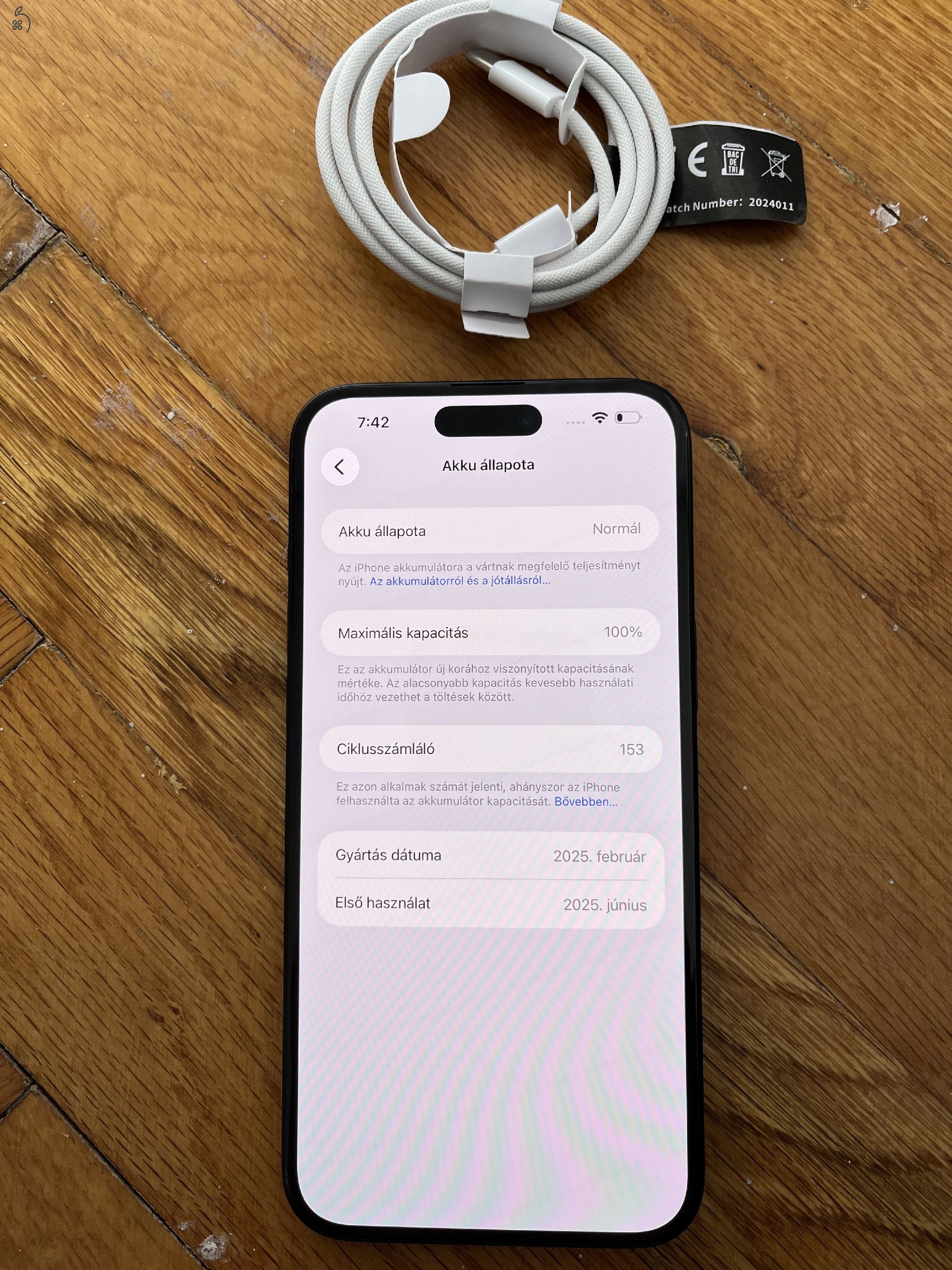 iPhone 16 Plus 128GB Akku 100%