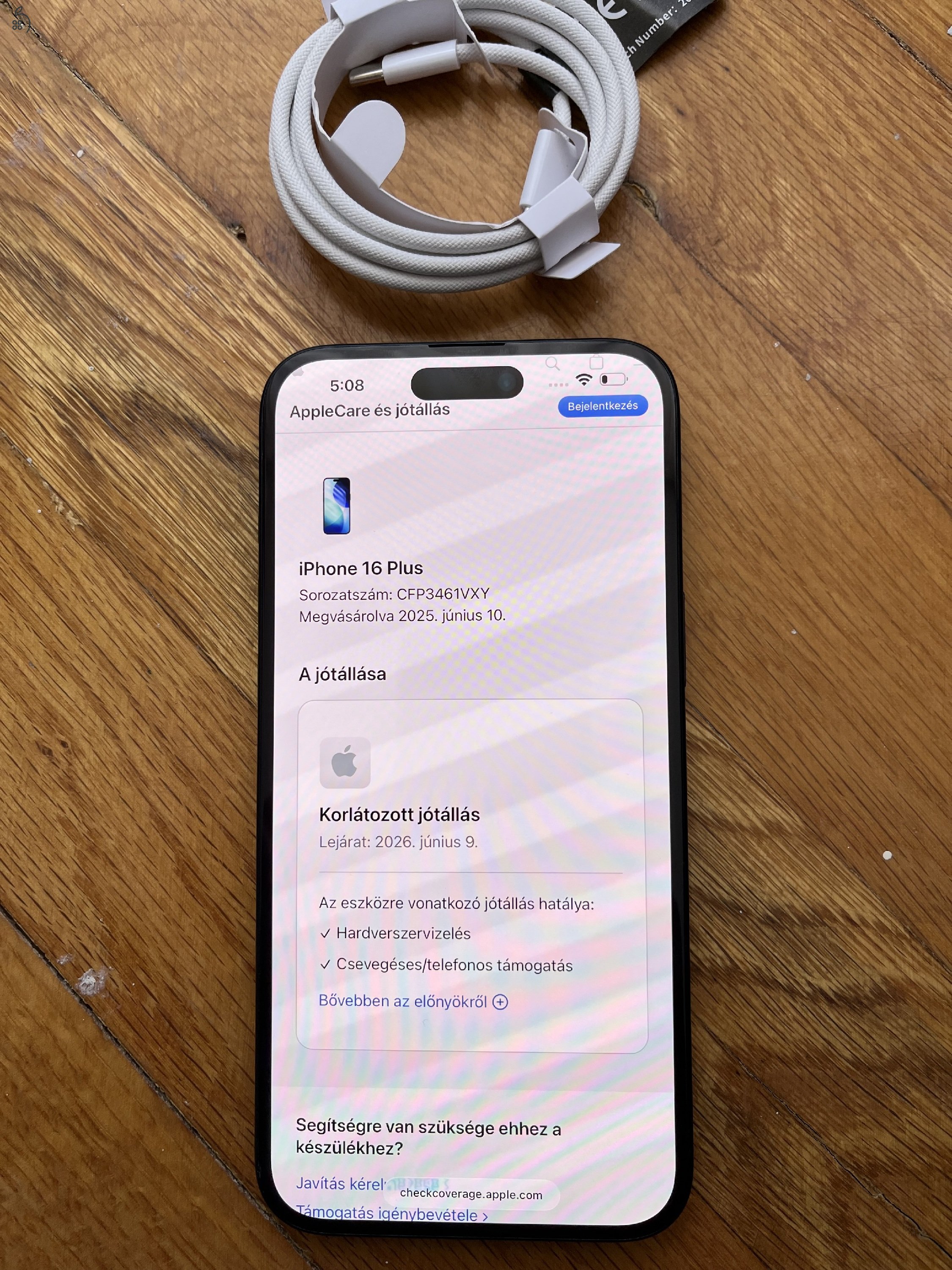 iPhone 16 Plus 128GB Akku 100%
