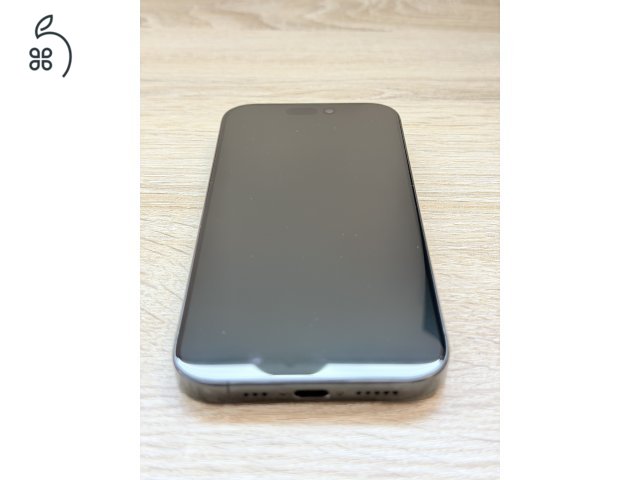 Újszerű, garanciális iPhone 16 Pro 128GB fekete titán mobiltelefon