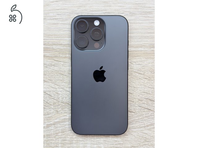 Újszerű, garanciális iPhone 16 Pro 128GB fekete titán mobiltelefon