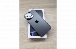 Újszerű, garanciális iPhone 16 Pro 128GB fekete titán mobiltelefon