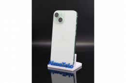 Apple iPhone 15 128 GB Green 84% akku - 12 HÓ GARANCIA