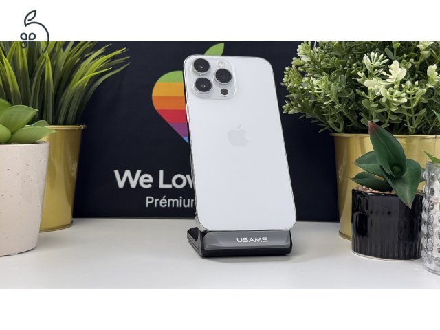 iPhone 14 Pro Max 128GB Ezüst, Független - Számla, 1ÉV Garancia