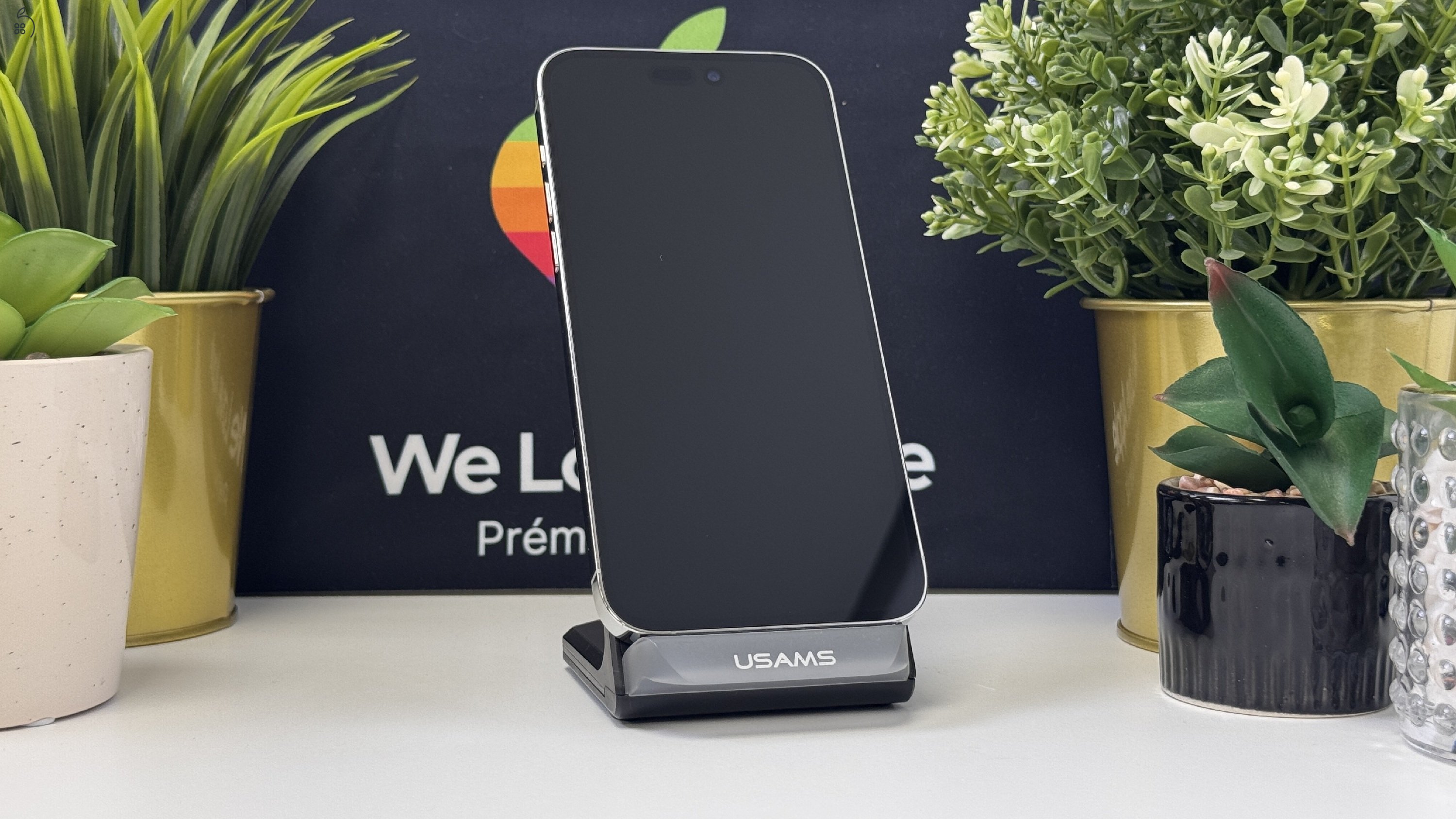 iPhone 14 Pro Max 128GB Ezüst, Független - Számla, 1ÉV Garancia