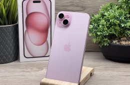 iPhone15 Plus Pink 128GB 2 ÉV Garanciával