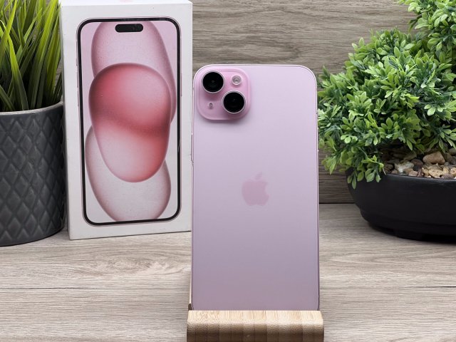iPhone15 Plus Pink 128GB 2 ÉV Garanciával